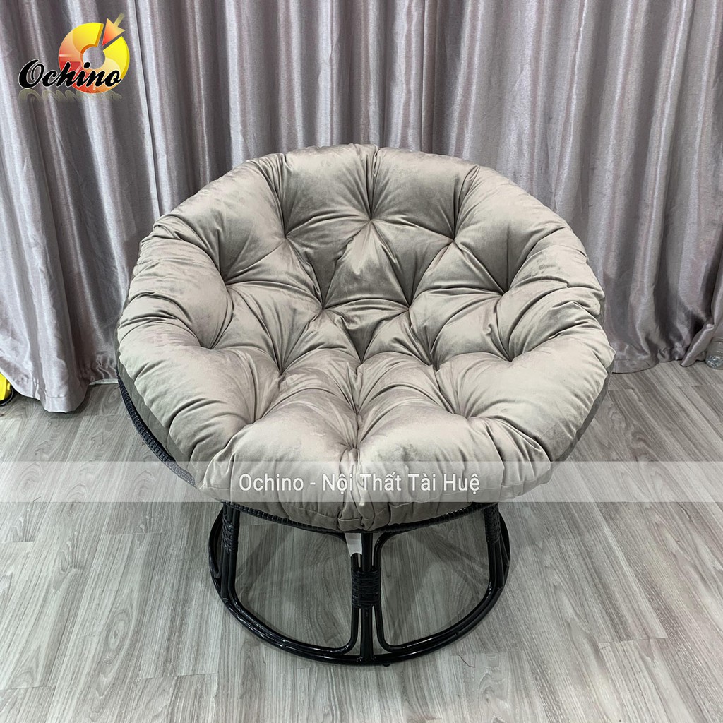 Ghế papasan Thư giãn cao cấp mây xịn 100%(full ghế và đệm)