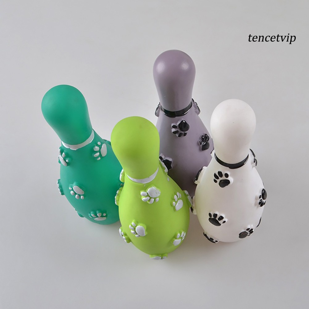 Bộ đồ chơi bóng bowling phát âm thanh vui nhộn cho thú cưng