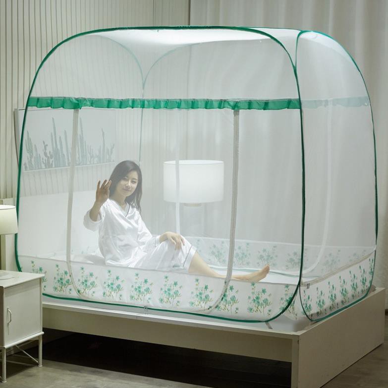Màn Chụp Tự Bung Đỉnh Vuông Rộng- 2 Cửa Hàng Nhập Khẩu Cao Cấp Rất Chắc Chắn