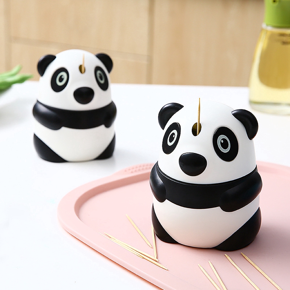 Hộp đựng tăm xỉa răng tự động hình gấu panda dễ thương