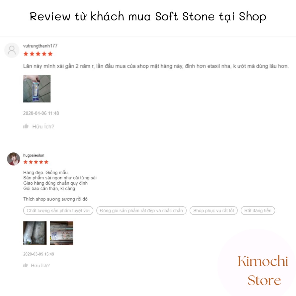 Lăn nách đá khoáng Soft Stone Nhật Bản Kimochi Store