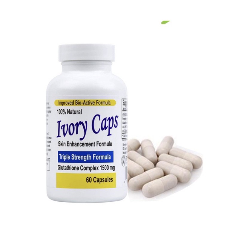 [HSD 10/2023] Viên Uống Ivory Caps Triple Strength Formula 1500mg 60 viên của Mỹ