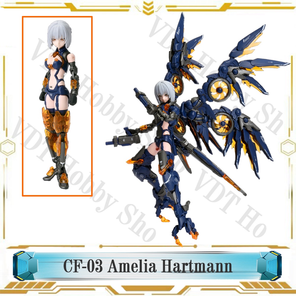 Mô hình lắp ráp Cyber Forest CF-03 Hurricane Assault Revenger: Amelia Hartmann