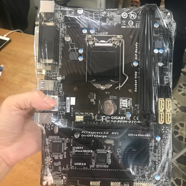Main gigabye B85 sk 1150 hàng đẹp -ảnh thực tế