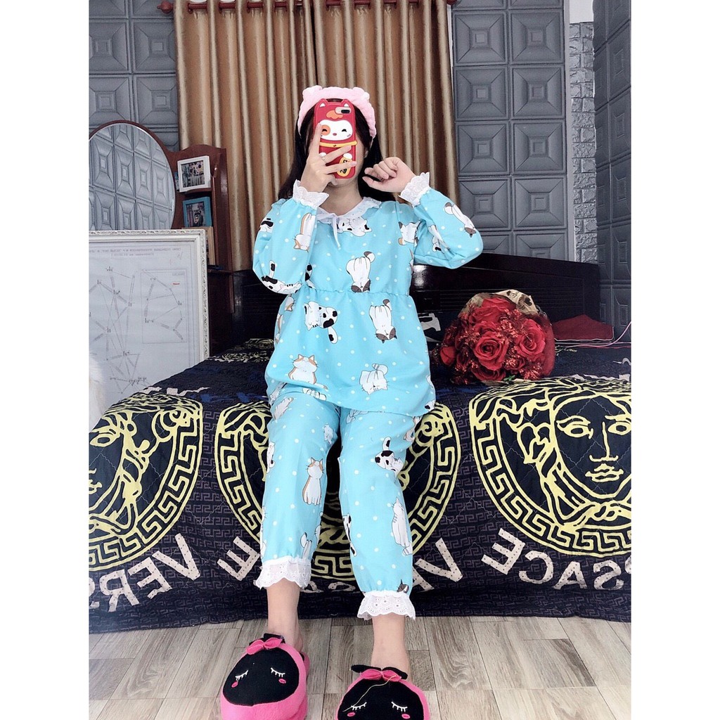 Đồ bộ  pijama mặc nhà , ngủ