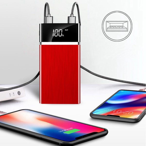 Sạc Dự Phòng KRECOO Trung Quốc Cáp Micro USB Có Dây Nhỏ Gọn Tiện Lợi 20000mAh 30000mAh
