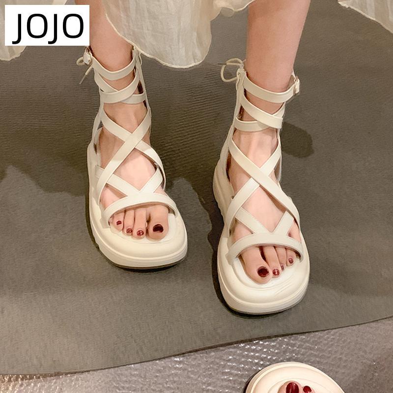 Giày Sandal Hở Ngón Đế Dày Phong Cách La Mã Thời Trang Mùa Hè Hàng Mới Dành Cho Bạn Nữ