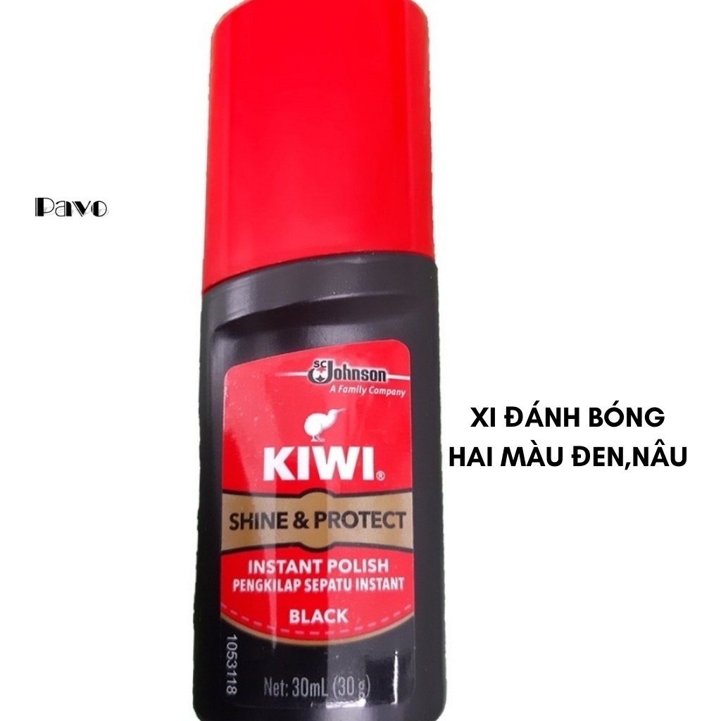 Xi Bóng Nước Kiwi Màu Đen - Nâu 30ml -&gt; 75ml