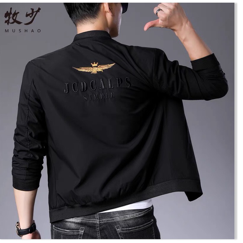 Áo khoác Dù Nam Bomber 2 Lớp Thêu Họa TIết BG 1923 Thời Trang SUPER FASHION