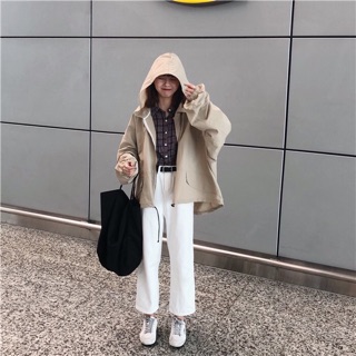 Áo khoác dù form rộng