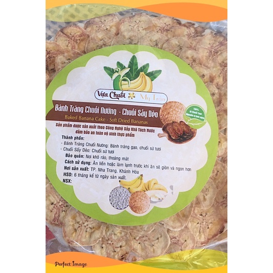 Bánh tráng chuối nướng My Trần