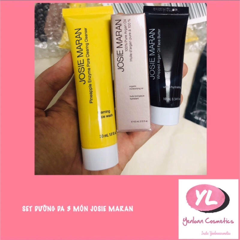 Set dưỡng da 3 món Josie Maran