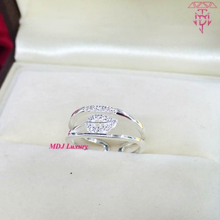 Nhẫn bạc nữ lá NU8064 - MDJ