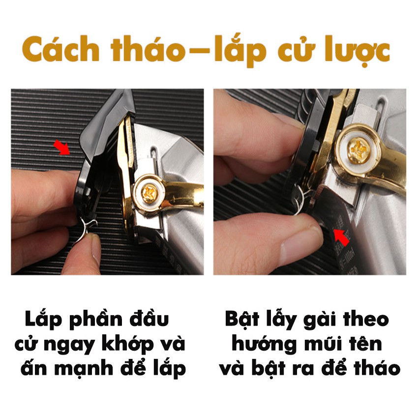 Tông đơ cắt tóc không dây Kemei-1986 chuyên nghiệp với màn hình hiển thị LCD pin trâu 5h dùng để cắt, fade, tattoo,..