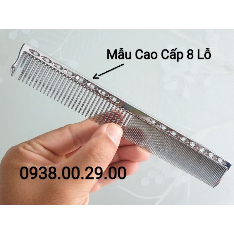 Lược Nhôm Cắt Tóc Nam Nữ, Lược Nhôm Nguyên Khối Cao Cấp Cho Thợ.