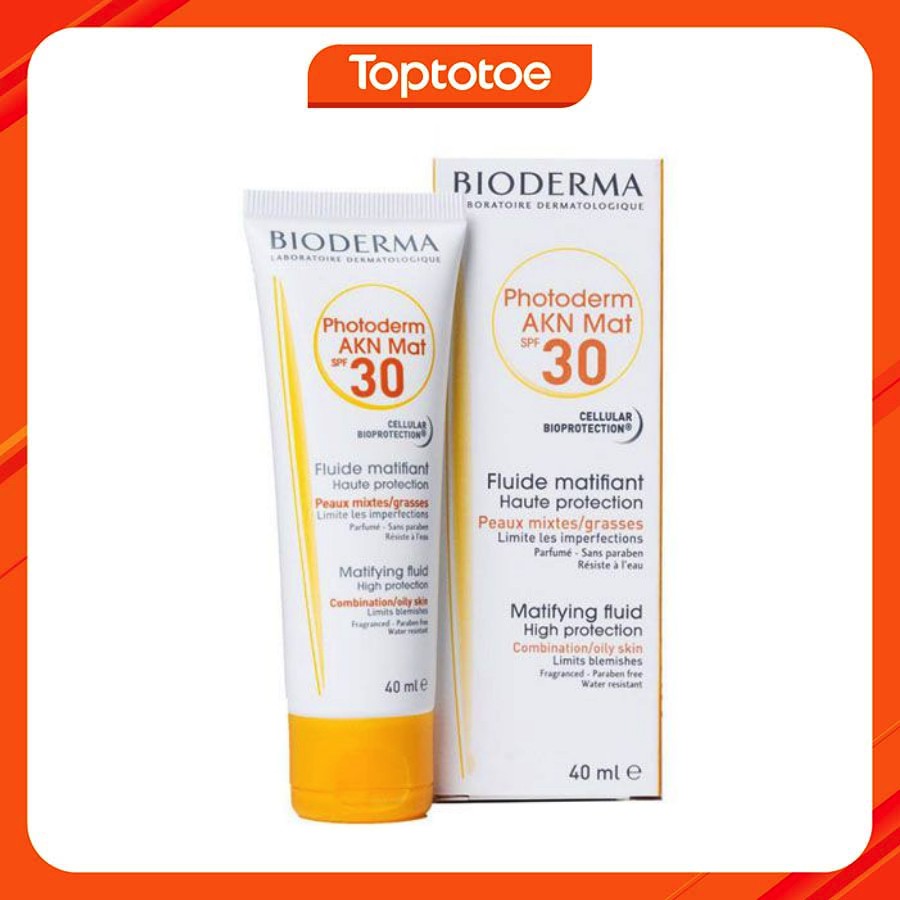 Kem Chống Nắng Da Dầu Mụn Bioderma Photoderm AKN Mat SPF 30 40ml