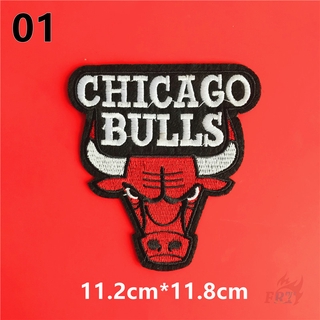 ♚ Miếng dán sắt Red Bull Head ♚ 1pc Tự Làm May Trên Sắt Trên Huy Hiệu Miếng Dán