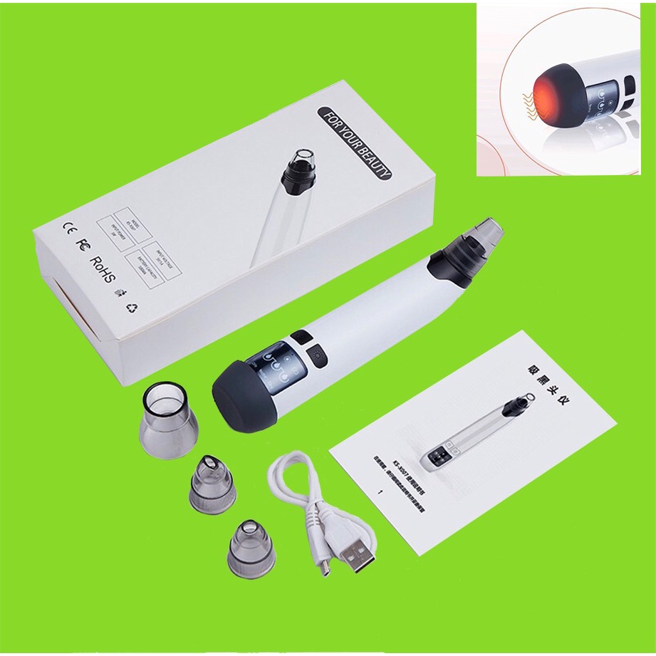 Máy Hút Mụn mã 001  tặng đầu hút mụn body