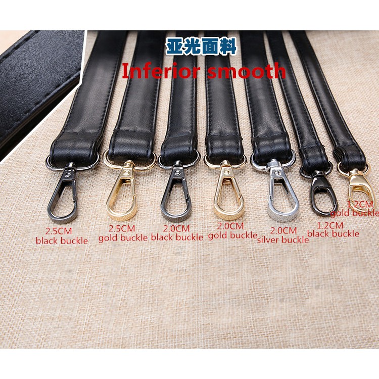 Dây Đeo Túi Xách Bằng Da pu 2.5cm / 2.0cm / 1.2cm