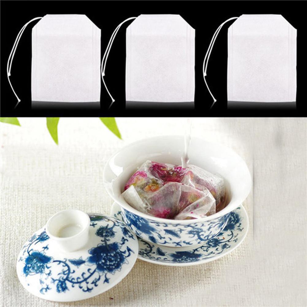 Set 100 túi lọc trà bằng vải không dệt