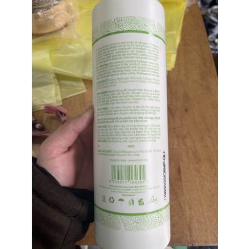 OXY trợ nhuộm tóc ECOLOVE 1000ml