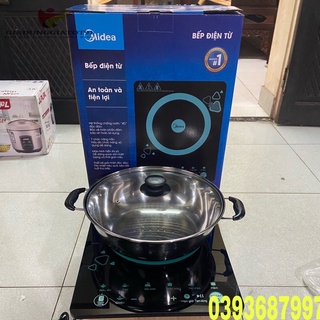 🍇BẾP ĐIỆN TỪ MEDIA 2120 CÔNG SUẤT 2100w GIÚP NẤU THỨC ĂN NHANH CHÓNG BẢO HÀNH 12 THÁNG
