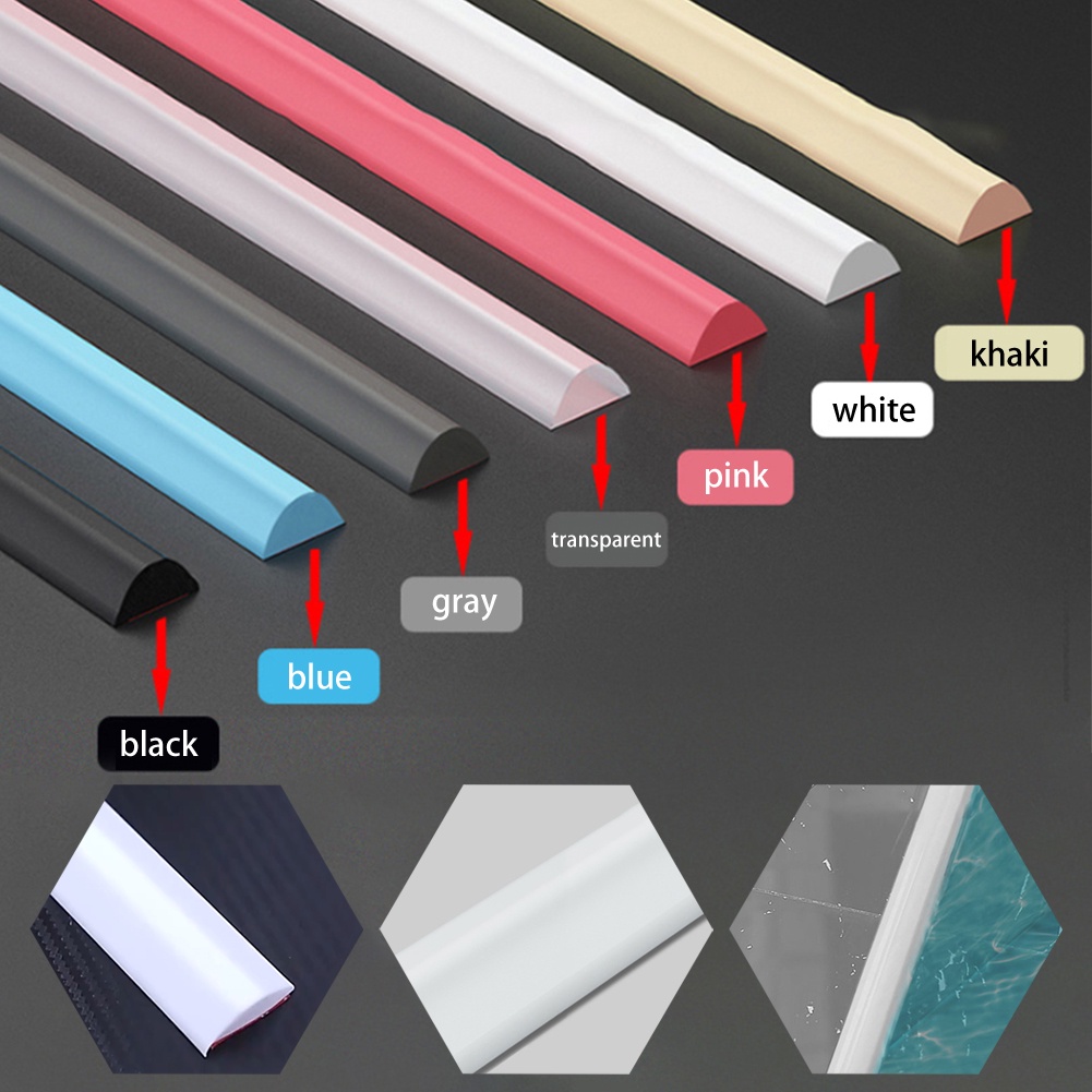 A-LIFE Viền Silicone Dán Niêm Phong Chống Tràn Nước Dành Cho Phòng Tắm