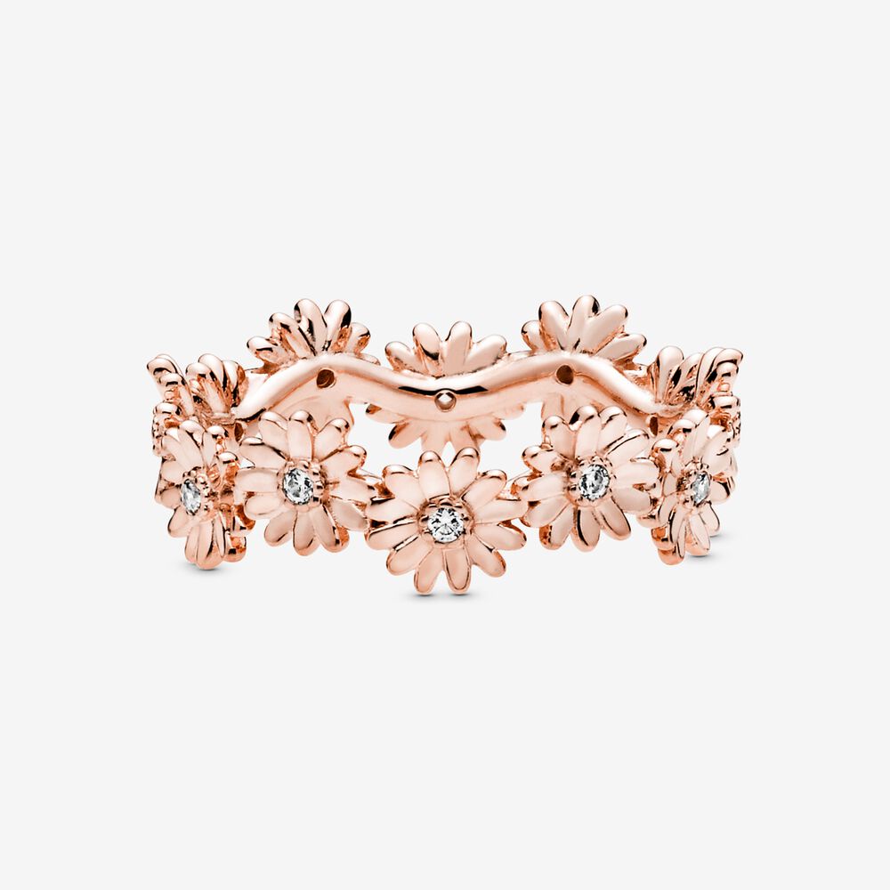 Nhẫn Hoa Cúc Lấp Lánh