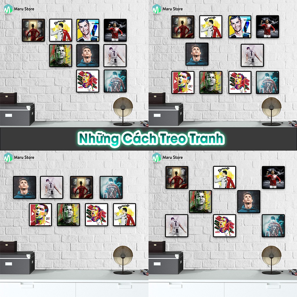 Tranh Bóng Đá Treo Tường Cầu Thủ Nổi Tiếng, Trang Trí Decor Phòng Net, Quán Cafe, Phòng Gaming