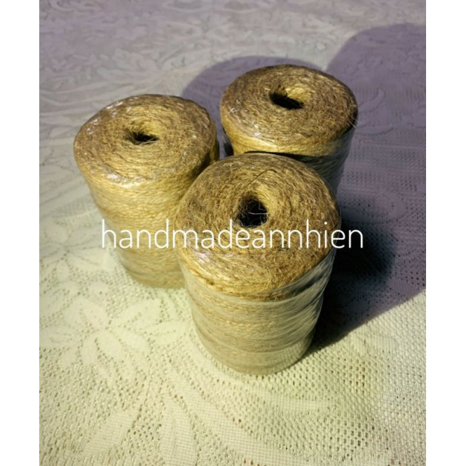 Cuộn 100 mét dây thừng 2mm_ Dùng để trang trí nhà _ treo ảnh _ quấn lọ - phụ kiện handmde _ DIY