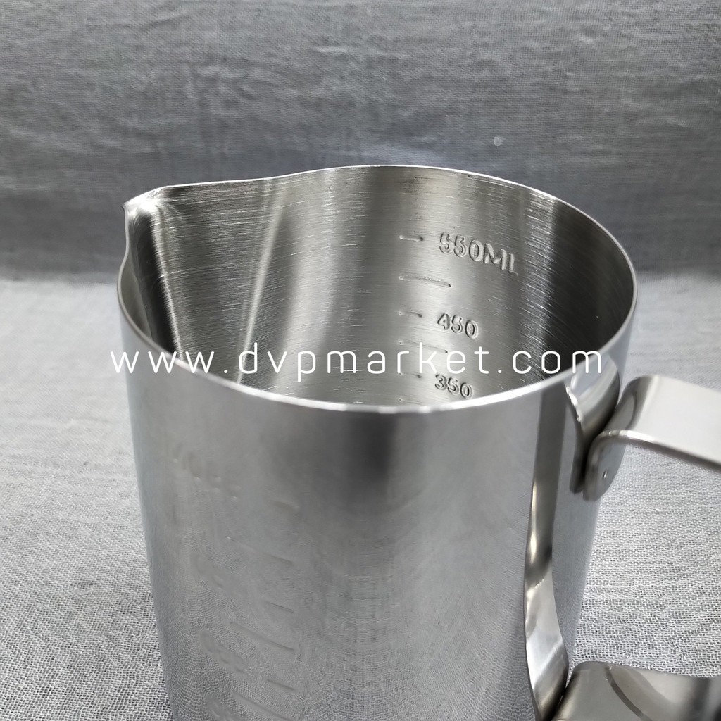 Ca đánh sữa inox (có chia vạch) 350ml, 550ml, 1000ml