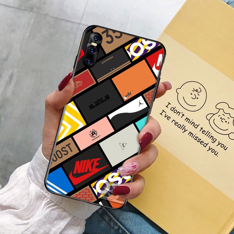 Ốp điện thoại silicon TPU mềm in logo Nike thời trang cho Xiaomi Redmi 9A 9C 9T Note 10 9 Pro Max 9S 9