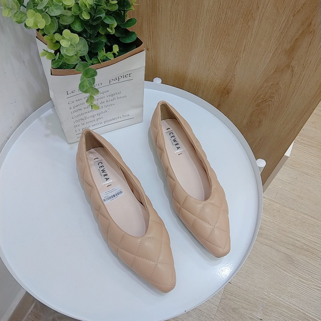 GIÀY BÚP BÊ CEWRA MŨI TIM CHẦN CHỈ CỰC XINH