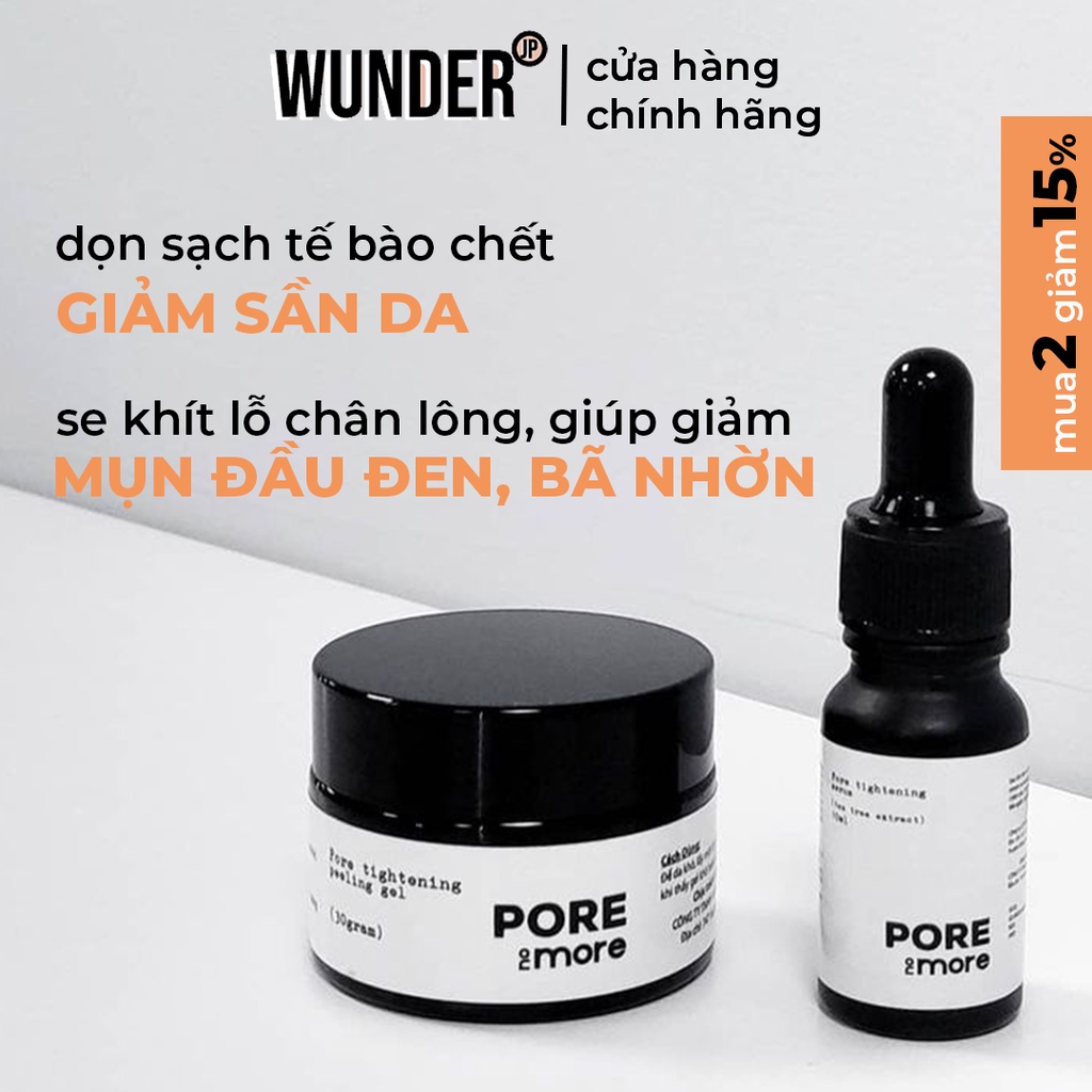 Combo Giảm Mụn đầu đen vùng Mũi Pore no more