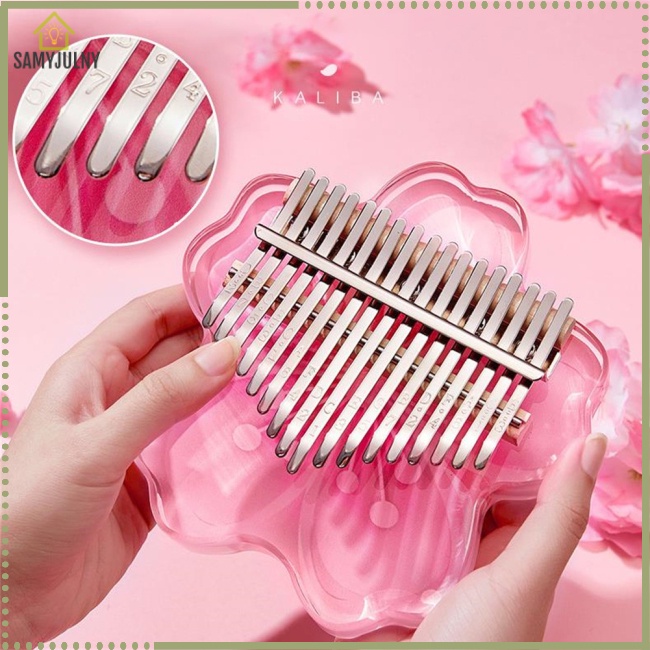 Đàn Kalimba 17 / 21 Tông Hình Hoa Anh Đào