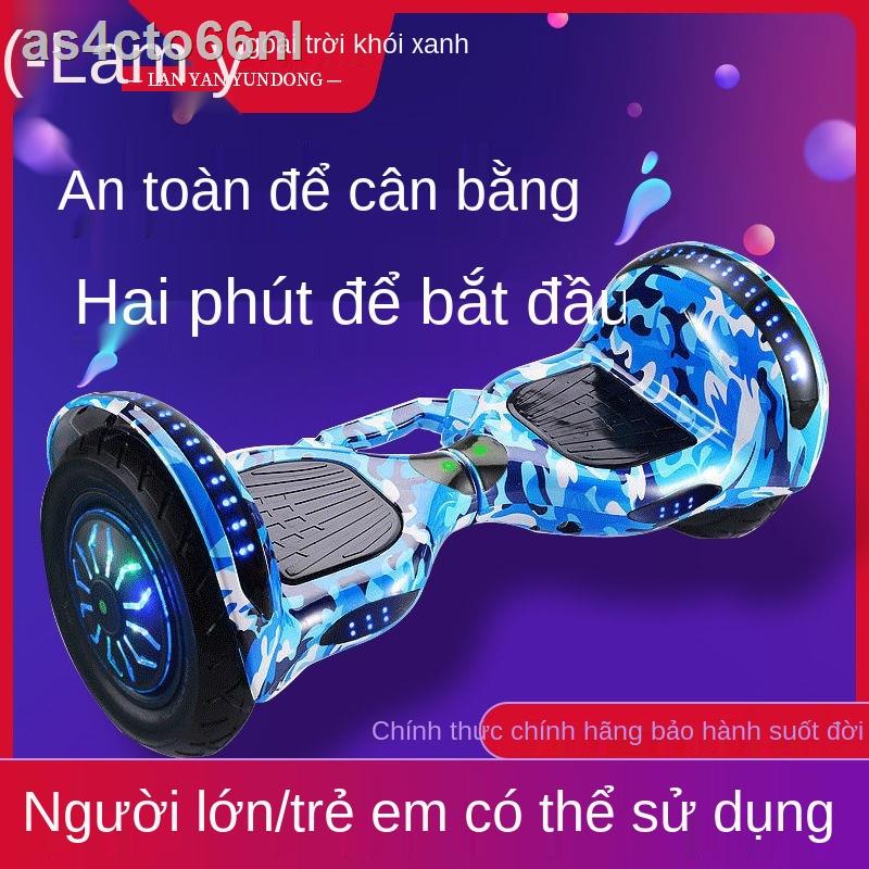 Xe điện tự cân bằng thông minh somatosensory người lớn hai bánh trẻ em tiểu học có tay lái song