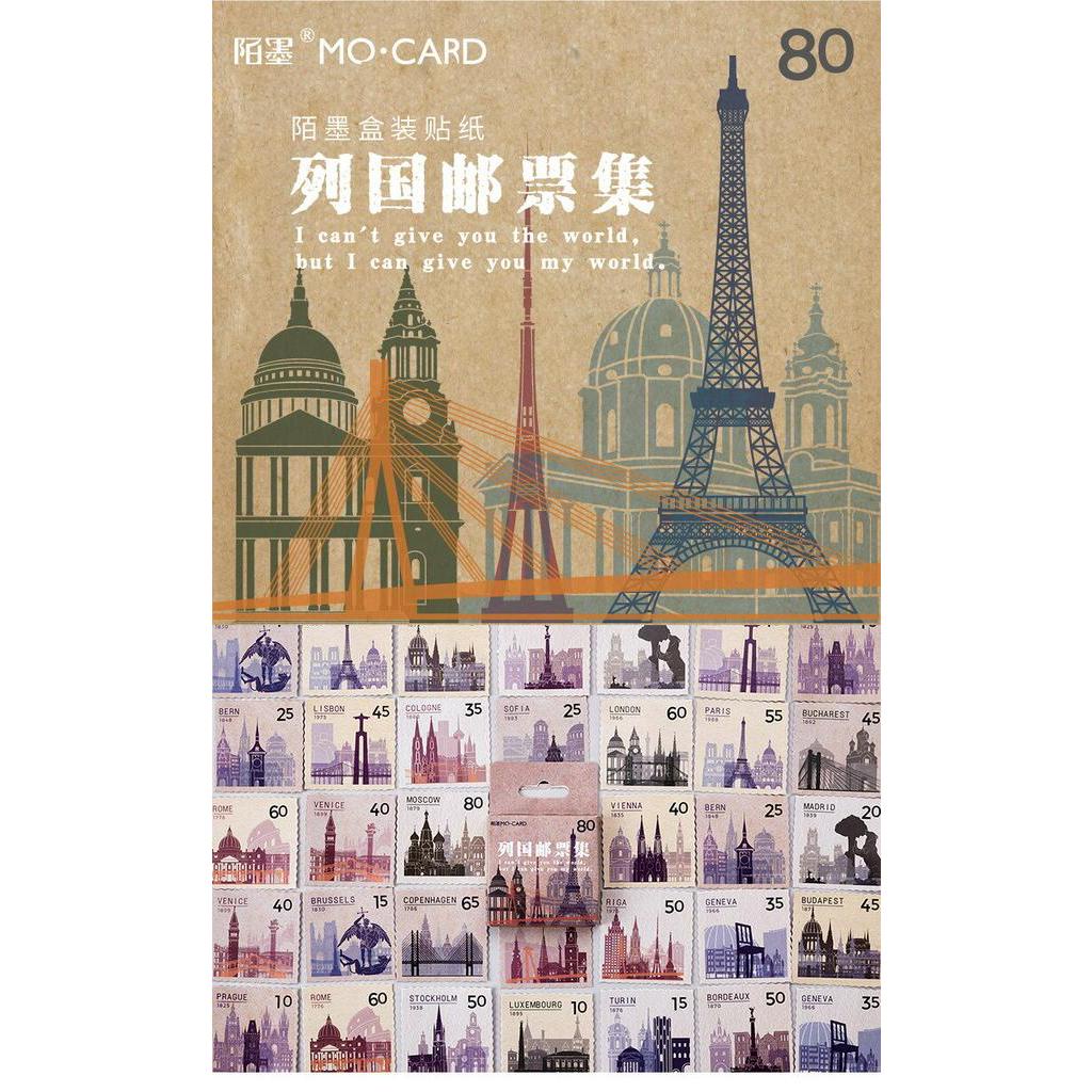 Hộp 46 Miếng Dán Trang Trí Xinh Xắn