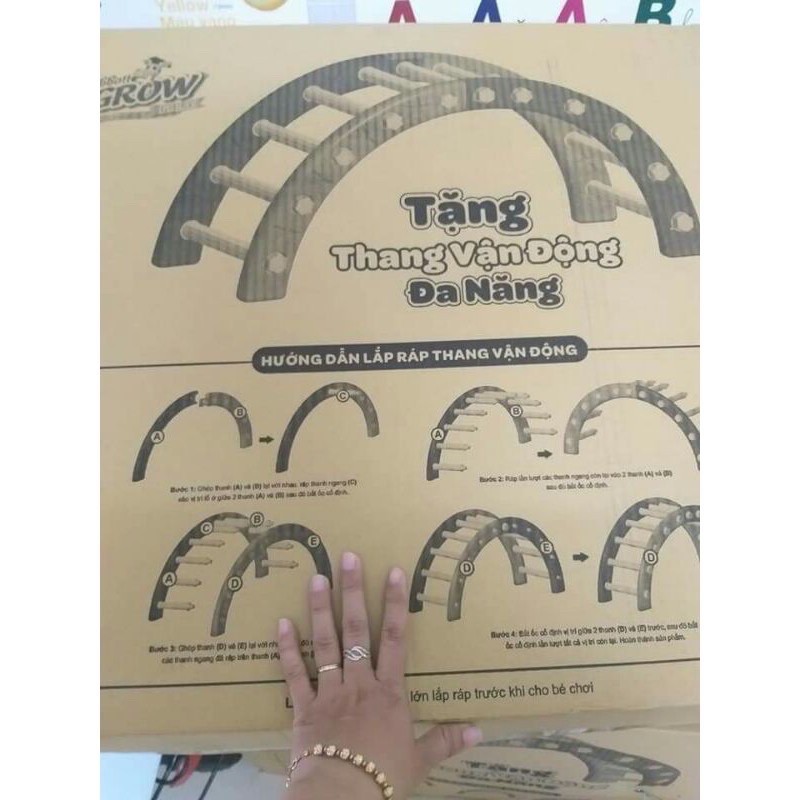 ❤️❤️ 🥰🥰 Bộ cầu thang thăng bằng có thể sử dụng được 2 dạng là cầu thang thăng bằng hoặc bập bênh cho bé.