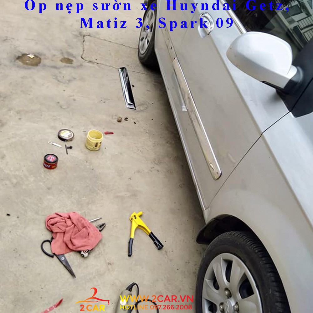 Nẹp sườn xe Hyundai Getz 2008-2010