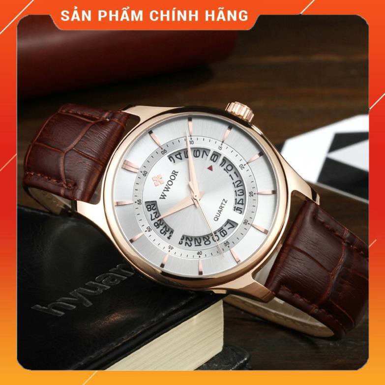 Đồng Hồ Nam Thời Trang WWOOR 8863 Chính Hãng dây da