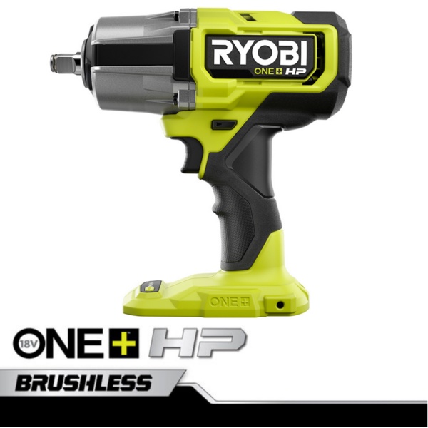 Máy Bu Lông 18V Không Than ONE+ HP RYOBI (Thân máy)