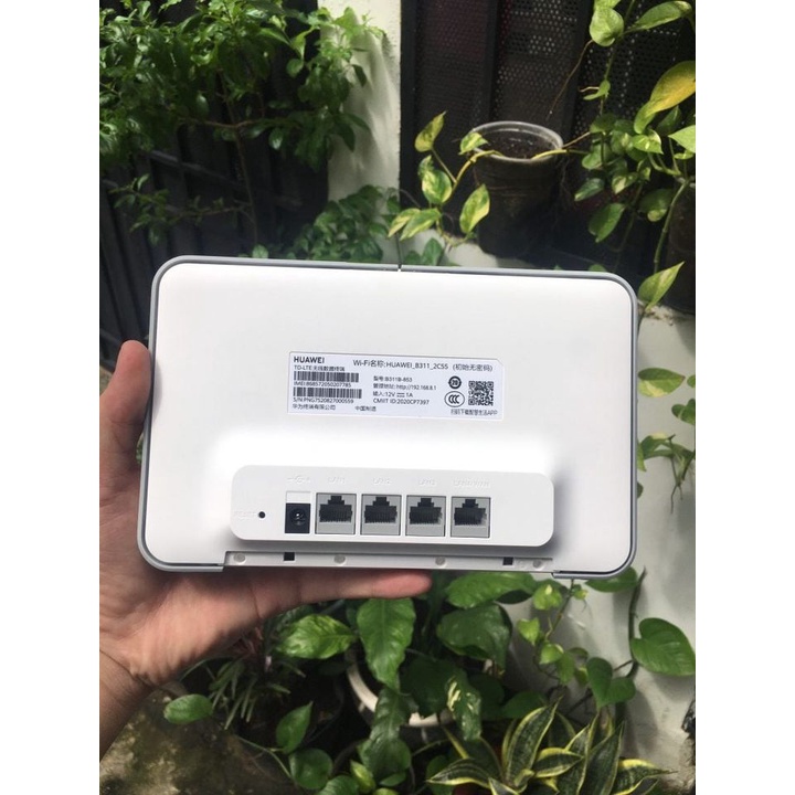 Bộ phát wifi từ sim 4G HUAWEI B311B dùng Đa Mạng Hỗ Trợ 4 Cổng Lan- Hỗ trợ 32 thiết bị kết nối, lắp xe khách, văn phòng