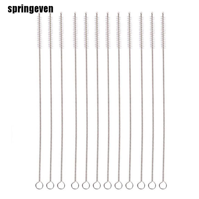 1 Cọ Vệ Sinh Ống Hút Bằng Thép Không Gỉ 17cm