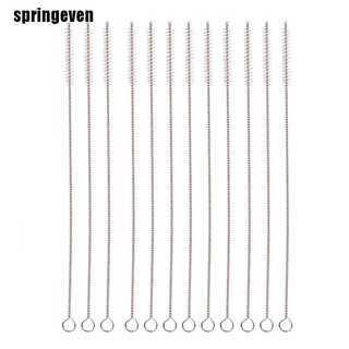 Set 2 bàn chải vệ sinh ống hút thép không gỉ 17cm