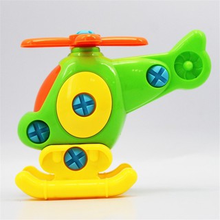 LDVNKids Puzzle Educational Toys Airplane Disassembly Assembly Cartoon Toy Aircra