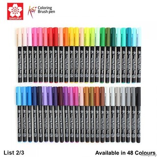 BÚT CỌ SAKURA KOI COLORING BRUSH PEN ( P3)