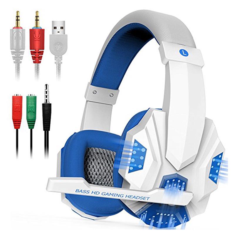 Tai nghe có mic và đèn LED dành cho máy tính