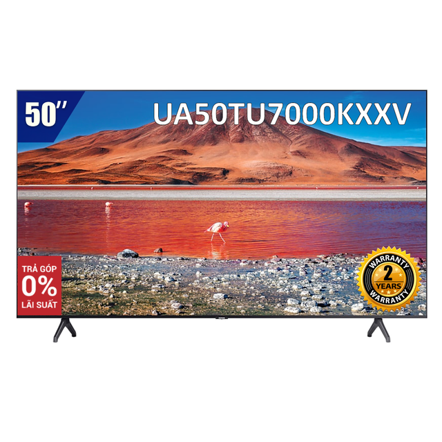 Smart Tivi 4K UHD Samsung 50 inch UA50TU7000KXXV - Miễn phí lắp đặt