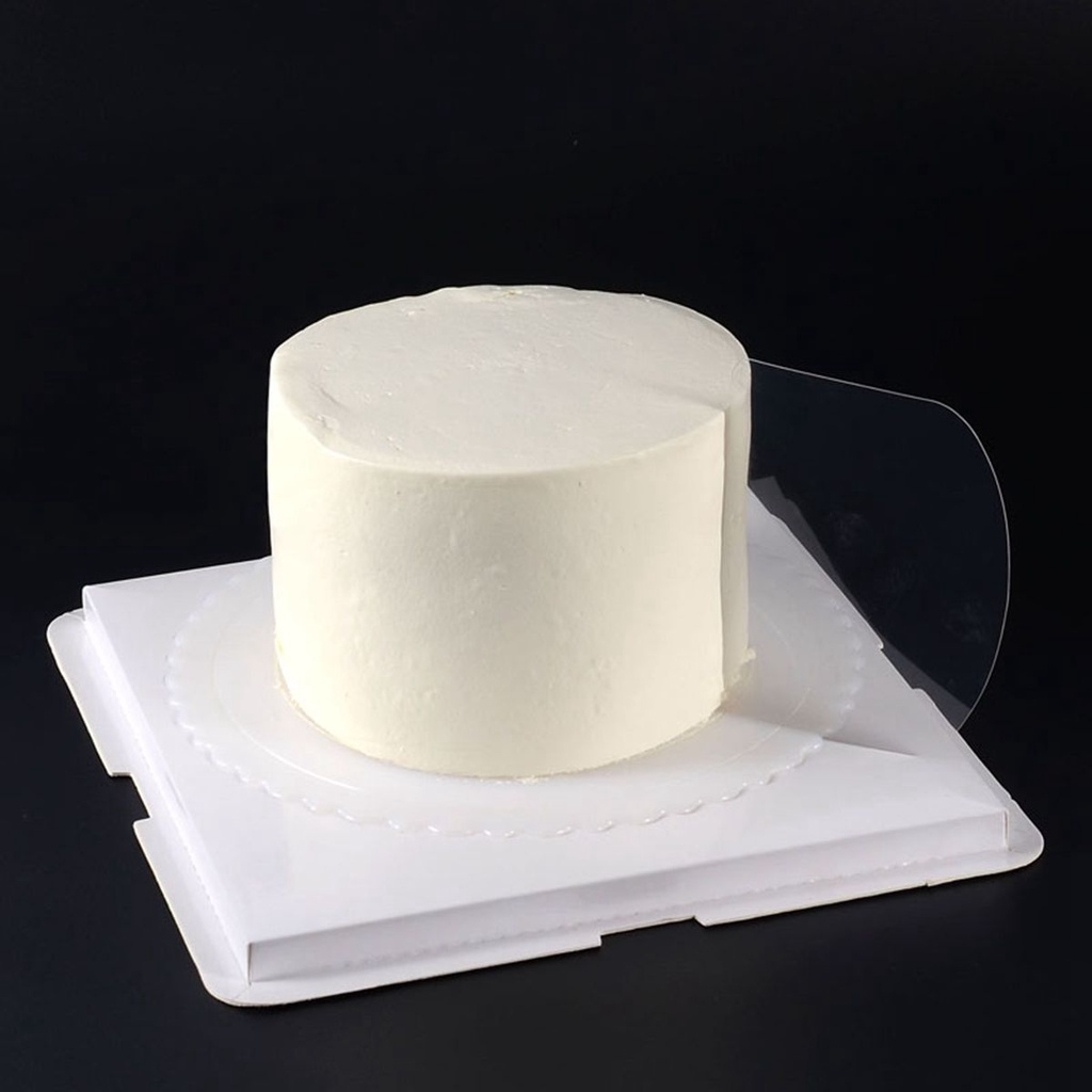 10 dụng cụ chà láng bánh kem bằng nhựa trong suốt tiện lợi