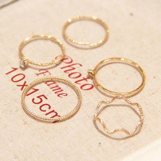 Set 5 chiếc nhẫn mảnh